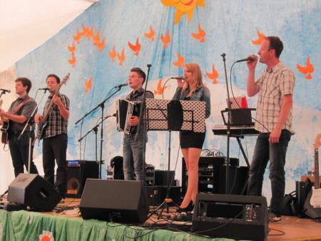 PGD Razkrižje, prevzem nove prenosne motorne brizgalne, junij 2014